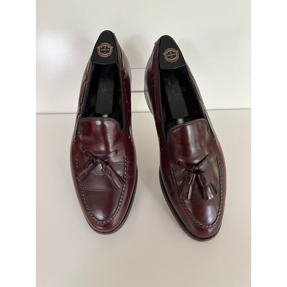 Johnston & Murphy Hartley Tassel Leather Slip On Loafer Burgundy Size 9 JL main image 6